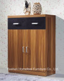 Durable 2 Door + 2 Drawer Wooden Show Cabinet (HHSR04T)