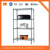 ISO SGS Approved 5 Tier Black Powder Coated Wire Shelving