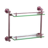 Double Layer Shelf with Space Aluminium Material