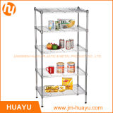5 Tiers Commercial Chrome Metal Wire Shelving Rack Wire Shelf