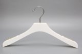 Fashion Custom White Plastic Hanger for Clothes, Jacket