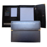 Office Stationery Business Leather Envelop Portfolio with Calulator