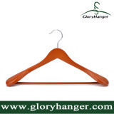 Deluxe Hotel Peach Wood Coat Hanger for Clothing Shop display