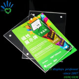 Custom Clear Magnetic Acrylic Menu Holder/ Brochure Holder/ Acrylic Sign Holder