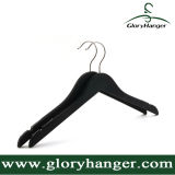 High Quality Solid Wood Hangers Shoulder Rubber Non-Slip