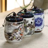 Kitchenware China Jar Ceramic Tea Cans Enamel Jar