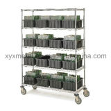 Movable Chormed Plated Display Shelf