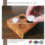 Bamboo Holders for Compressed Coin Tissues, Compressed Napkins with Trays
