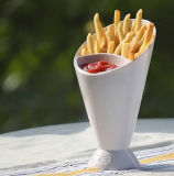 Food Grade Plastic Custom French Fry Holder Cone Dipping Cups