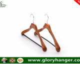 Top Quality Luxury Wooden Suit Hanger with Pants Bar