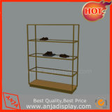 Glass and Matel Display Rack for Shoes Retail Stores