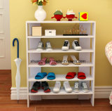 4/5/6/7 Layers Room Corner Wall Mounted Wooden Shoes Rack