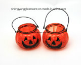 Promotional Gift Pumpkin Shape Candle Stick Candle Holders for Christmas Festival