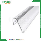 Supermarket Plastic PVC Shelf Talkers for Glass/ Wooden Shelves