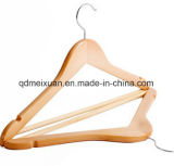 Real Wood Hangers Level Log Color Dress Wooden Hanger Chest Hang The Garment (M-X3544)