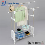 New Design Stainless Steel Double Pole Clothes Hanger