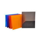 Coloured Plastic 2 Pockets Folder with Name Card Holder