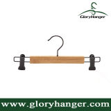 Wholesale Bamboo Pants Hangers with Adjustable Clips