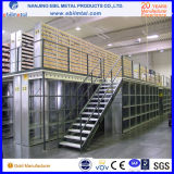 Metallic 2-3 Floors Warehouse Storage Mezzanine Racking with CE Cert
