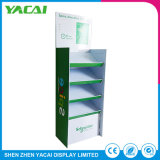 Folded Truss Paper Stand Floor Display Rack for Supermarkets