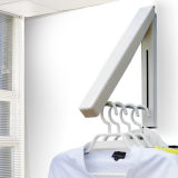 Wall Mounted Collapsible Hanger Laundry Room Organizer / Hidden Type Multifunctional Wall Clothes Hanger