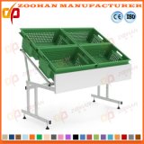 Collapsible and Foldable Metallic Supermarket Vegetable Fruit Storage Rack (Zhv43)