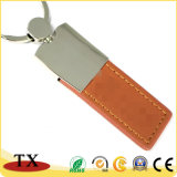 Brown PU Leather Key Chain Key Ring with Custom Logo