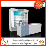 Retail Cosmetics Store Furniture POS Display System Wooden Cosmetic Display