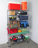 High Quality Commercial 6 Tier Metal Shelving Safe Racks with NSF Approval