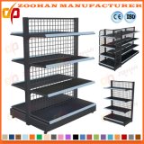 Industrial Supermarket Wall Shelving Storage Store Wire Display Shelves (Zhs399)