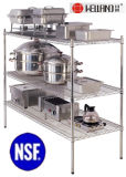 Medium Heavy Duty Stainless Steel Commercial Kitchen Storage Rack