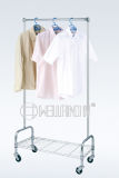 Sturdy Single-Rod DIY Heavy Duty Clothes Hanger Drying Rack