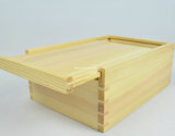 Customized Pine Wood Wine Boxes Display Box in Natural Color