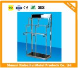 Customized Stainless Steel Clothing Store Display Rack