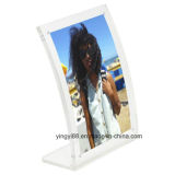 New 5 X 7 Acrylic Curved Sign Holder