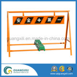 Galvanization Iron Double Sides Road Barrier for Warning Sign in Japan Type