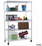 HD Commercial Kitchen Wire Shelf Rack with Casters