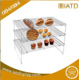 Pop up Wire Steel Tier Display Rack for Cake/Bread