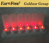 Flameless Candle Holders with Rechargeable LED Candle/Restaurant LED Candle