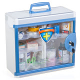 Lockable First Aid Kit Box with Acrylic Glass Door