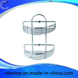Newest Two-Layer Wall Mounting Stainless Steel Storage Basket