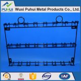 Metal Wall Fixed Wire Display Rack with Hooks for Hanging (PHA1020)