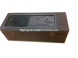 Decorative Classical Recycled Wholesale Single Leather Wine Box (FG8015)