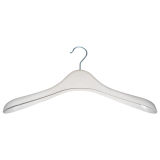 Natural Color Finishing Men's PVC Coat Hanger (6618A-35)
