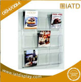Custom Slotwall Clear Plexiglass Acrylic Magazine Shoe Display Holder
