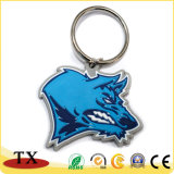Cool Wolf Head PVC Key Chain Animal Keychain