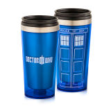Travel Mug Auto Cup Made of Stainless Steel with Plastic Lid