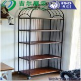 Books Wire Steel Stand Shelf Rack for Display