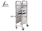 Stainless Steel Bakery Tray Trolley