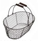 Multifunctional Household Metal Basket with 2 Handles
